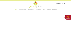 Desktop Screenshot of genesisjuices.com