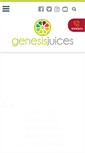 Mobile Screenshot of genesisjuices.com